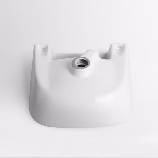 Popular Design Sanitaryware Ceramic Wall-Hung Half Pedestal Basin Bathroom Wash Basin Hand Wash Basin Cheap Ceramic Sink Ceramic Basin